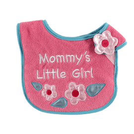 Luvable Friends Animal Applique Side Closure Baby Bib