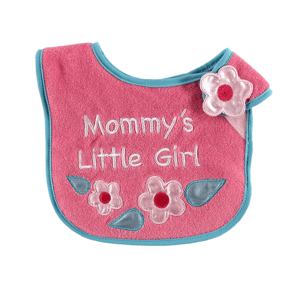Luvable Friends Animal Applique Side Closure Baby Bib
