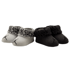 Nike Jordan Newborn Baby Booties (0 6M) Silver, 0 6 Month